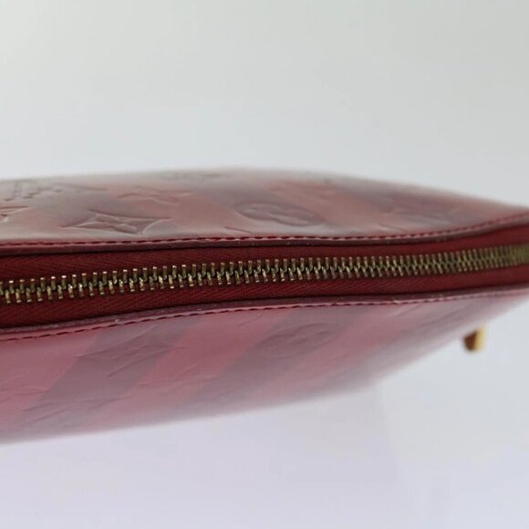 LOUIS VUITTON Vernis Rayure Pochette Cosmetic Pomme D'amour - Picture 7 of 15